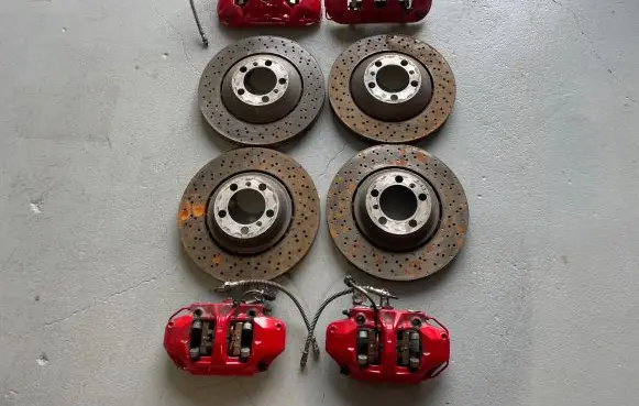 Porsche 911 992 Brake discs and calipers set 