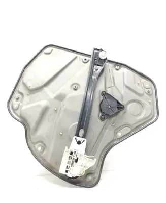 Rear window lifting mechanism without motor