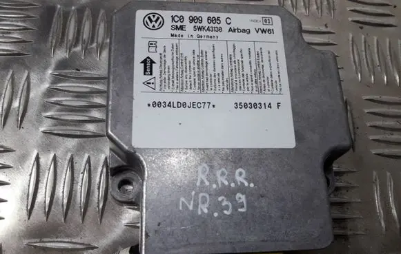 Volkswagen PASSAT B5.5 Airbag control unit/module 1C0909605C 5WK43130