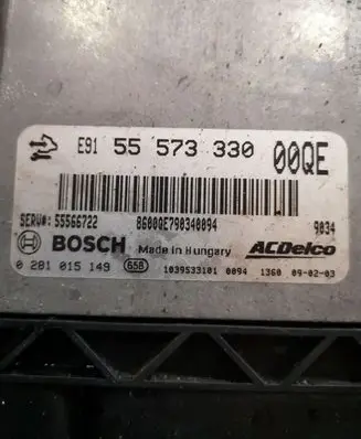 Opel Insignia A Engine control unit/module 55573330 0281015149 55566722