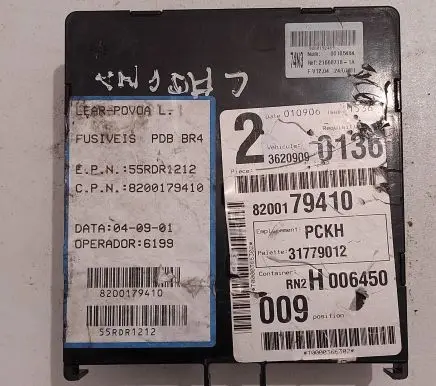 Renault Laguna II Engine control unit/module 8200179410 31779012 55RDR1212