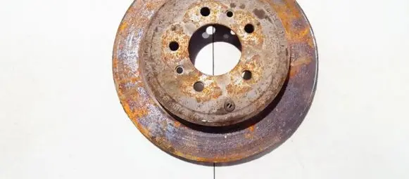 Peugeot 607 Rear brake disc neventiliuojamas