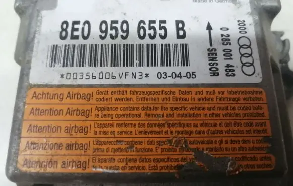 Audi A4 S4 B7 8E 8H Airbag control unit/module 8E0959655B