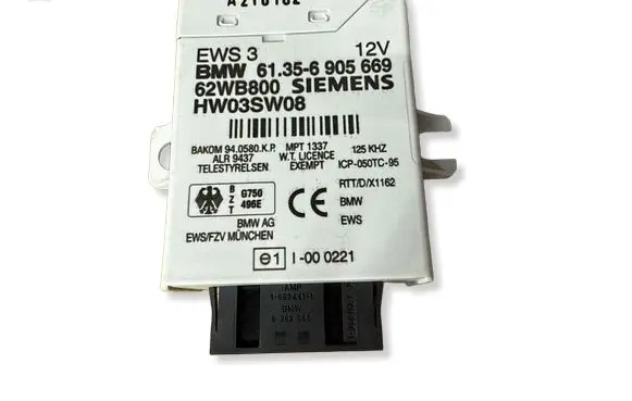 BMW 3 E46 Immobilizer control unit/module 61356905669 6905669
