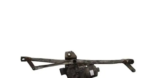 Front wiper linkage and motor