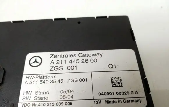 Mercedes-Benz E W211 Other control units/modules A2114452600 A2115403545