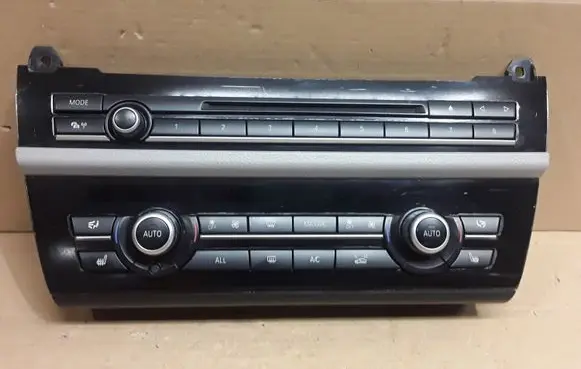 BMW 5 F10 F11 Climate control unit 9306153