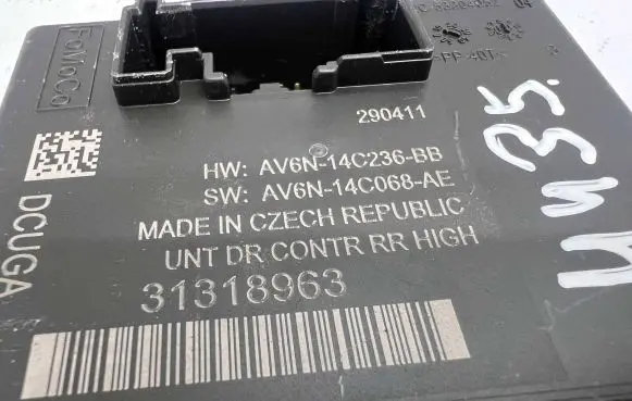 Volvo S60 Door control unit/module 31318963 AV6N14C236BB AV6N14C068AE