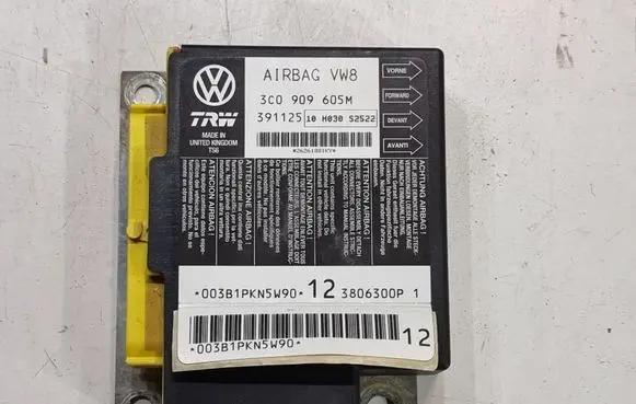 Volkswagen PASSAT B6 Airbag control unit/module 3C0909605M