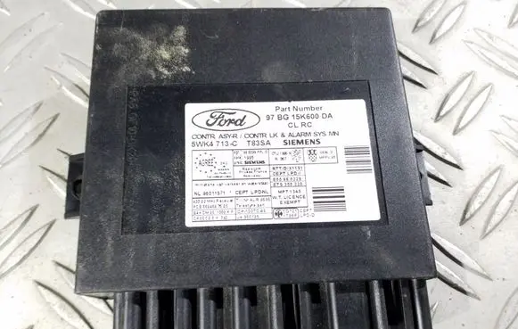 Ford Mondeo MK II Door central lock control unit/module 97BG15K600DA 5WK4713C T83SA