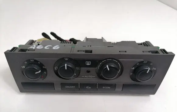 Audi A6 S6 C6 4F Climate control unit 4F2820043