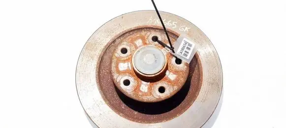 Renault Laguna III Rear brake disc neventiliuojamas