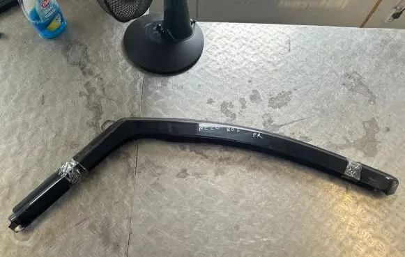 Peugeot 807 Front door wind deflector 