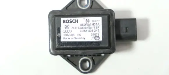 Audi A6 S6 C5 4B ESP acceleration yaw rate sensor 8E0907637A