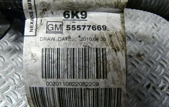 Opel Insignia A Glow plug wires 55577669 71501061A 20100430