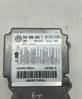 Volkswagen Golf V Airbag control unit/module 1K0909605T 12070503B 5WK43412
