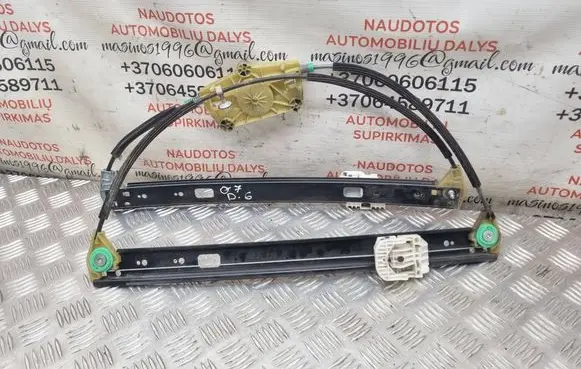 Audi Q7 4L Rear window lifting mechanism without motor 
