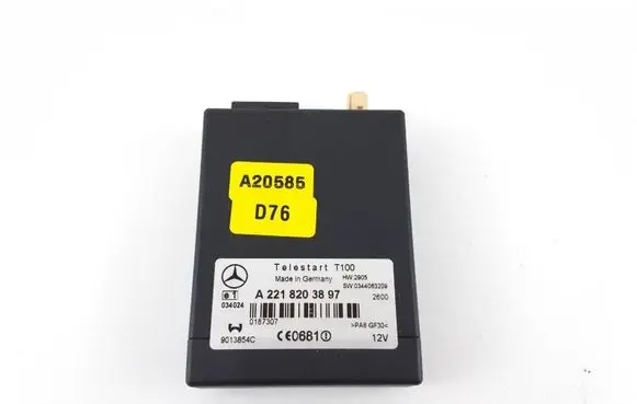 Mercedes-Benz C W204 Auxiliary heating control unit/module A2218203897 9013854C
