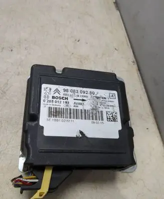 Peugeot 2008 I Airbag control unit/module 9808309280 0285012193 YBB10215111