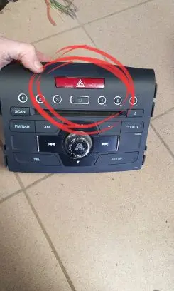 Honda CR-V Hazard light switch M47909 M52684