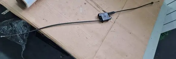 Audi A7 S7 4G Engine bonnet/hood lock release cable 4G0823531A