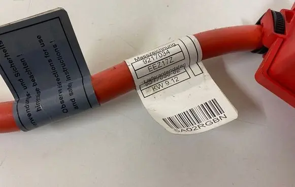 BMW 5 F10 F11 Positive cable (battery) 9217034 921703602
