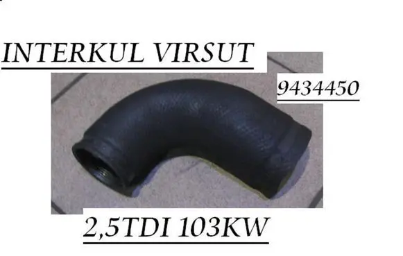 Volvo S80 Intercooler hose/pipe 9434450