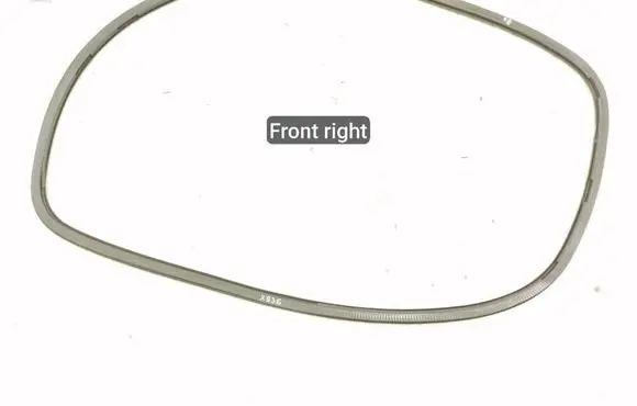 Bentley Continental Front door rubber seal 3W5867366D