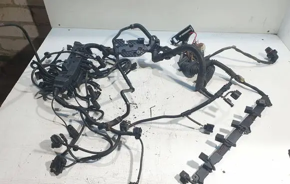 BMW 5 E60 E61 Engine installation wiring loom 7801725 7796110 7796109