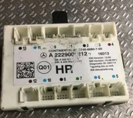 Mercedes-Benz S W222 Door control unit/module A2229002212 CZ408880700
