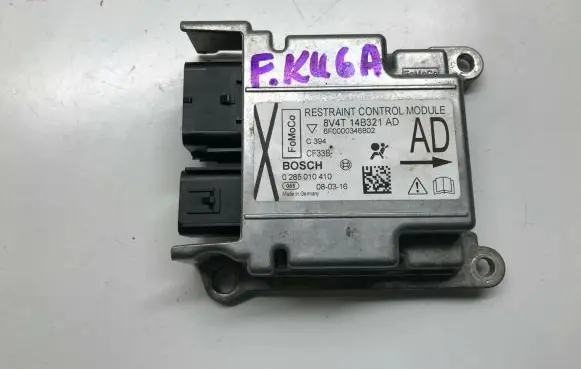 Ford Kuga I Airbag control unit/module 0285010410 8V4T14B321AD