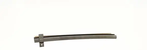 Volkswagen PASSAT B7 Rear door window/glass frame 3AE839407
