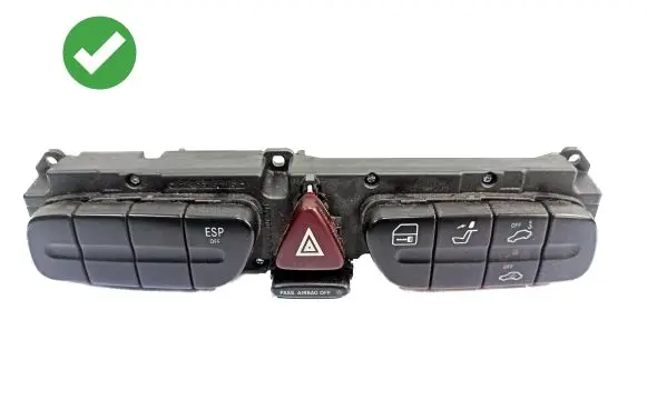 Mercedes-Benz CLK A209 C209 Hazard light switch 2038217279 3306170400 30726505001