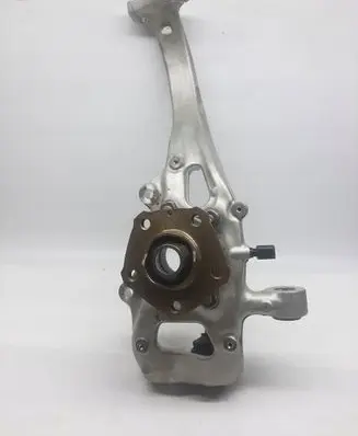 Audi Q7 4M Front wheel hub spindle knuckle 4M0407242J