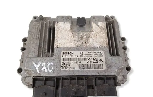 Citroen C4 I Engine control unit/module 9664257580 0281013332 9653958980