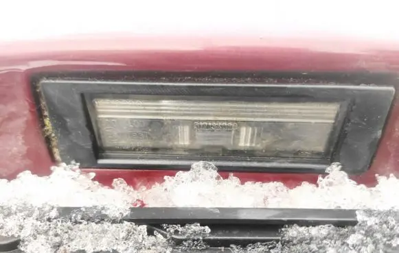 Alfa Romeo 147 Number plate light
