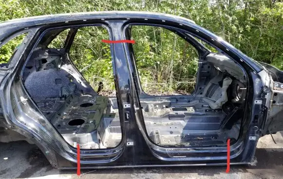 Audi Q3 8U Pillar (middle) 
