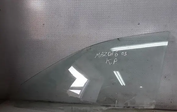 Mazda 6 Front door window glass four-door