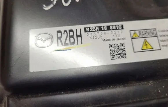 Mazda 6 Engine control unit/module 2757000212 R2BH18881C R2BH