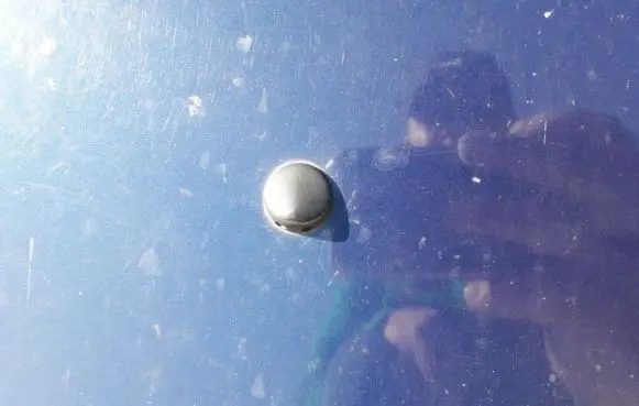 Opel Astra F Windshield washer spray nozzle 