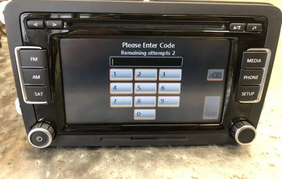 Volkswagen PASSAT CC Radio/CD/DVD/GPS head unit 1K0035180AFBILI 1K0035180AF