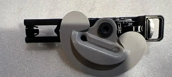 Tesla Model 3 Seat belt adjustment rail 1068130-01-B
