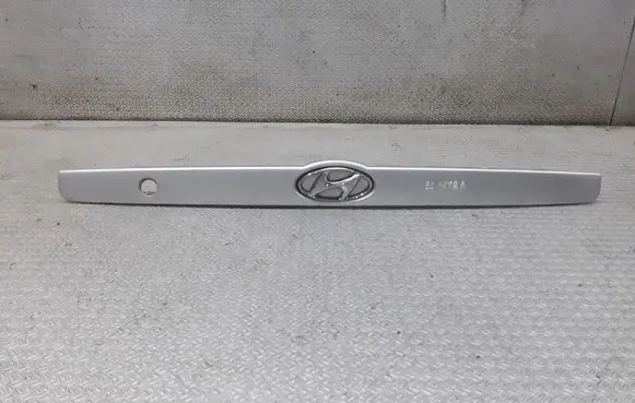 Trunk door license plate light bar