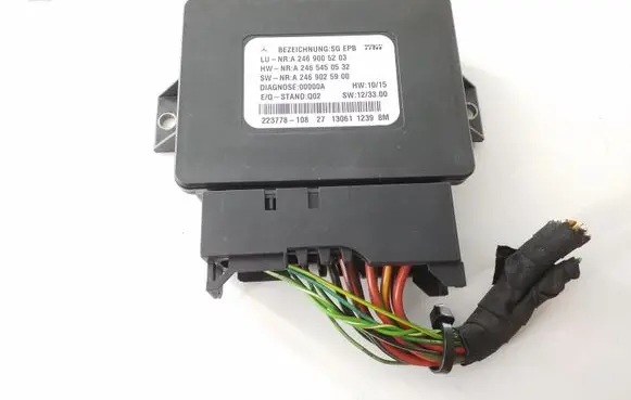 Mercedes-Benz A W176 Hand brake control module A2469005203 A2465450532 A2469025900