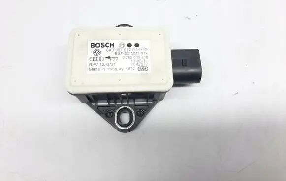 Audi A5 Sportback 8TA ESP acceleration yaw rate sensor 8K0907637C