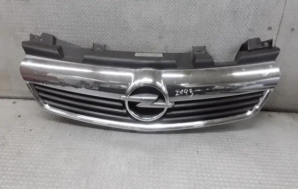 Opel Zafira B Front bumper upper radiator grill 321228108