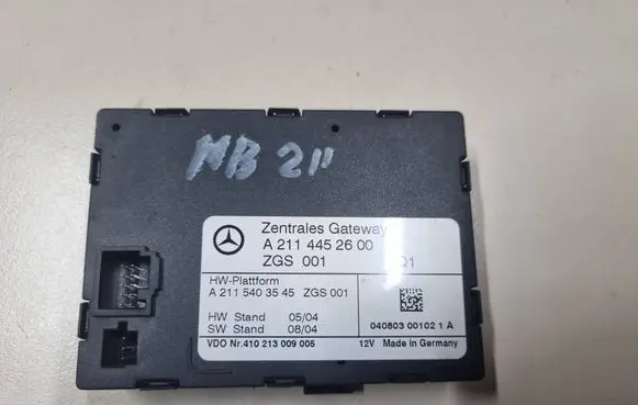 Mercedes-Benz E W211 Gateway control module A2114452600 A2115403545 410213009005