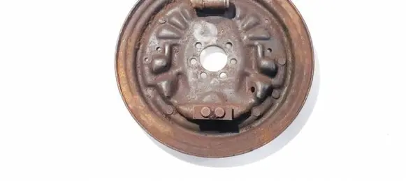 Volkswagen PASSAT B3 Rear brake disc plate dust cover 