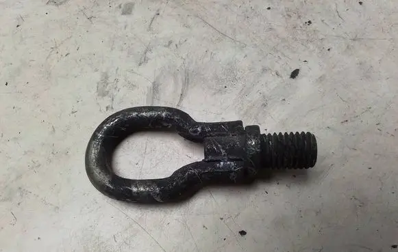 Towing hook eye