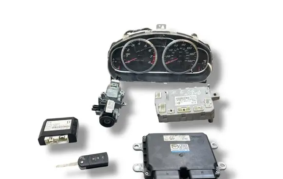 Mazda 6 Engine ECU kit and lock set LFH118881E E6T54472H4 GR1L67560B